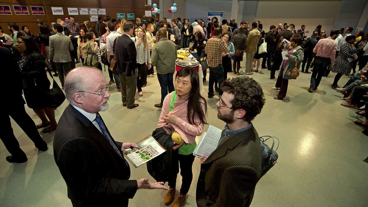  In early March, the City Council Candidates Convention drew hundreds of attendees and dozens of politicians, both aspiring and elected, to WHYY. (Bas Slabbers/for NewsWorks) 