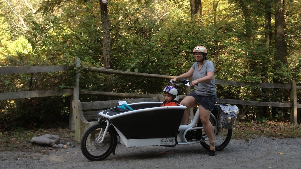  Ready to take on the trails of the Wissahickon. (Courtesy of Dena Driscoll) 
