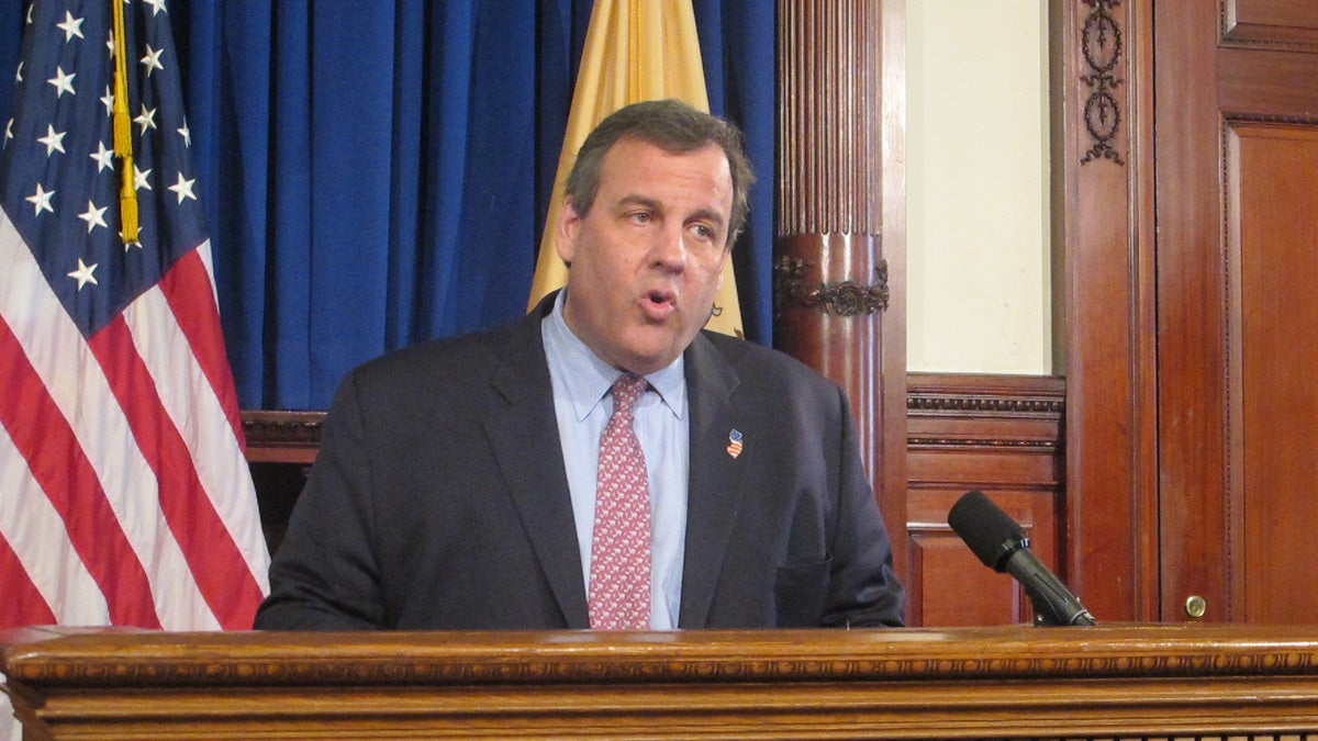 Gov. Chris Christie addresses New Jersey's brightening economic picture