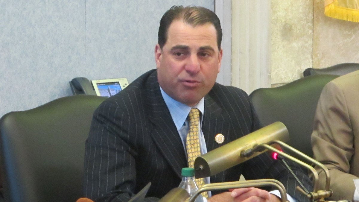 New Jersey Sen. Paul Sarlo says his proposal would increase the state gas tax to provide $2 billion a year for the fund that covers road and bridge repairs in each of the next seven to 10 years. (Phil Gregory/WHYY)