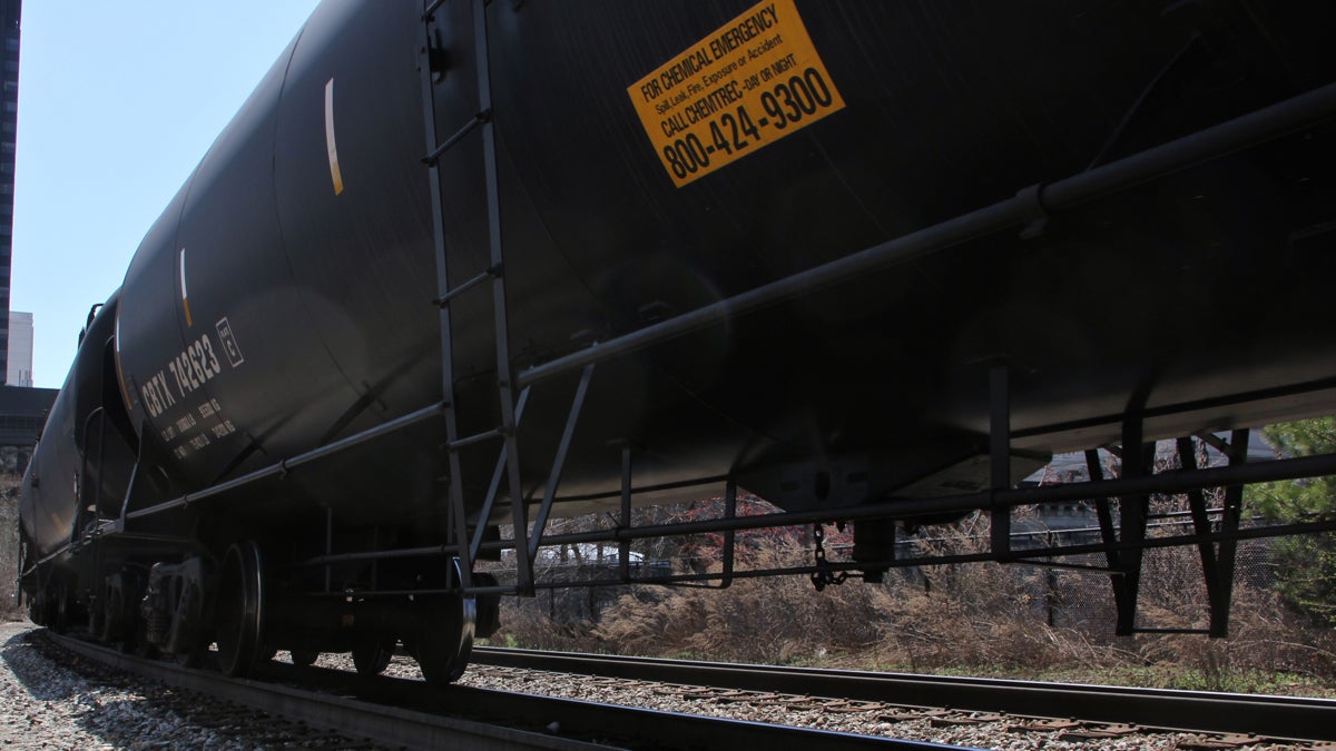 Lawmakers are considering a bill to mandate disclosures on oil trains in New Jersey. (NewsWorks file photo)