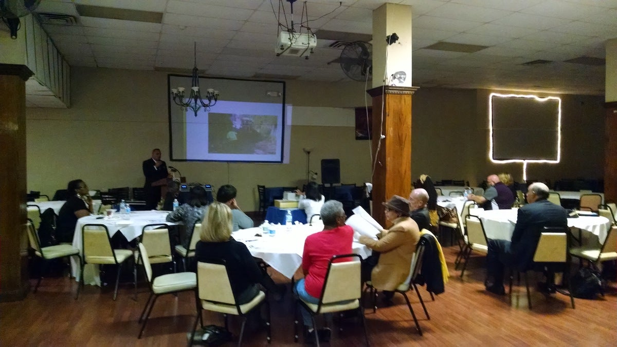  The Germantown Special Services District's annual meeting was a celebration of accomplishments from the group's first year of existence. (Daniel Pasquarello/for NewsWorks) 