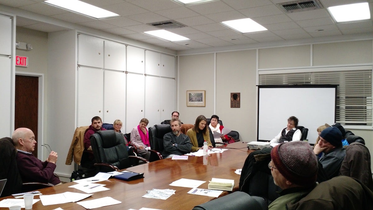  WICA members at a meeting on Jan. 14. (Daniel Pasquarello/for NewsWorks) 