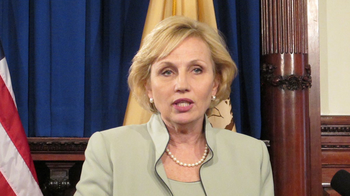  Kim Guadagno has been New Jersey's lieutenant governor for six years, but only 31 percent of registered voters recognize her. (Phil Gregory/WHYY) 