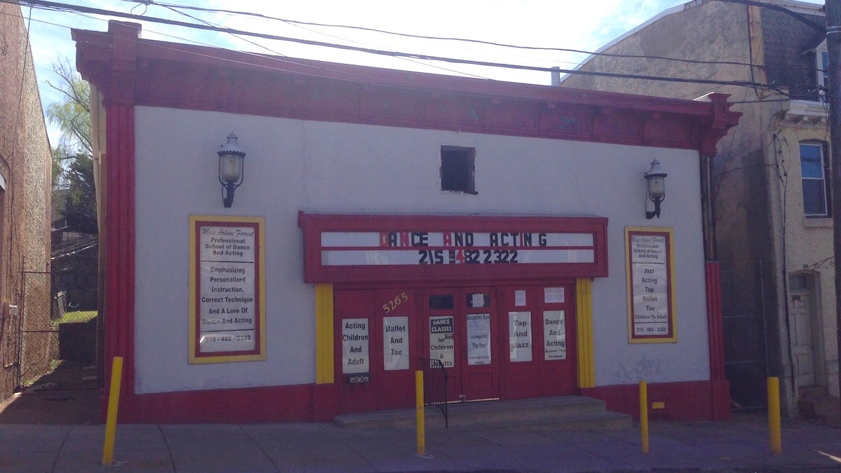  Formerly known as the Wissahickon Theatre, the Towne Playhouse dates back to the 1930s.(Neema Roshania/WHYY) 