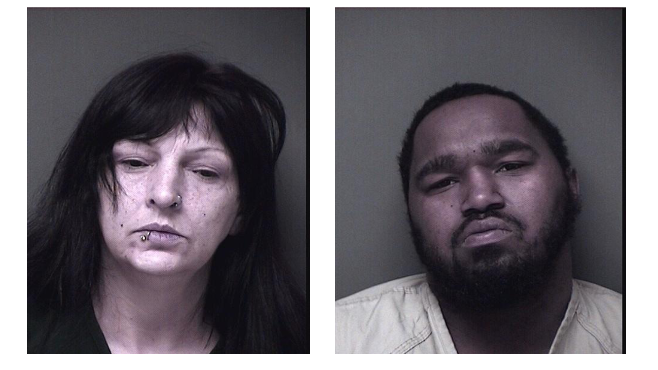  Patricia Brown, 55, of Egret Drive in Toms River (left) and Eric Dawson, 23, of South Munn Avenue face a variety of drug charges after police arrested them in a recent raid in Toms River. (Photo courtesy of the Toms River Police Department) 
