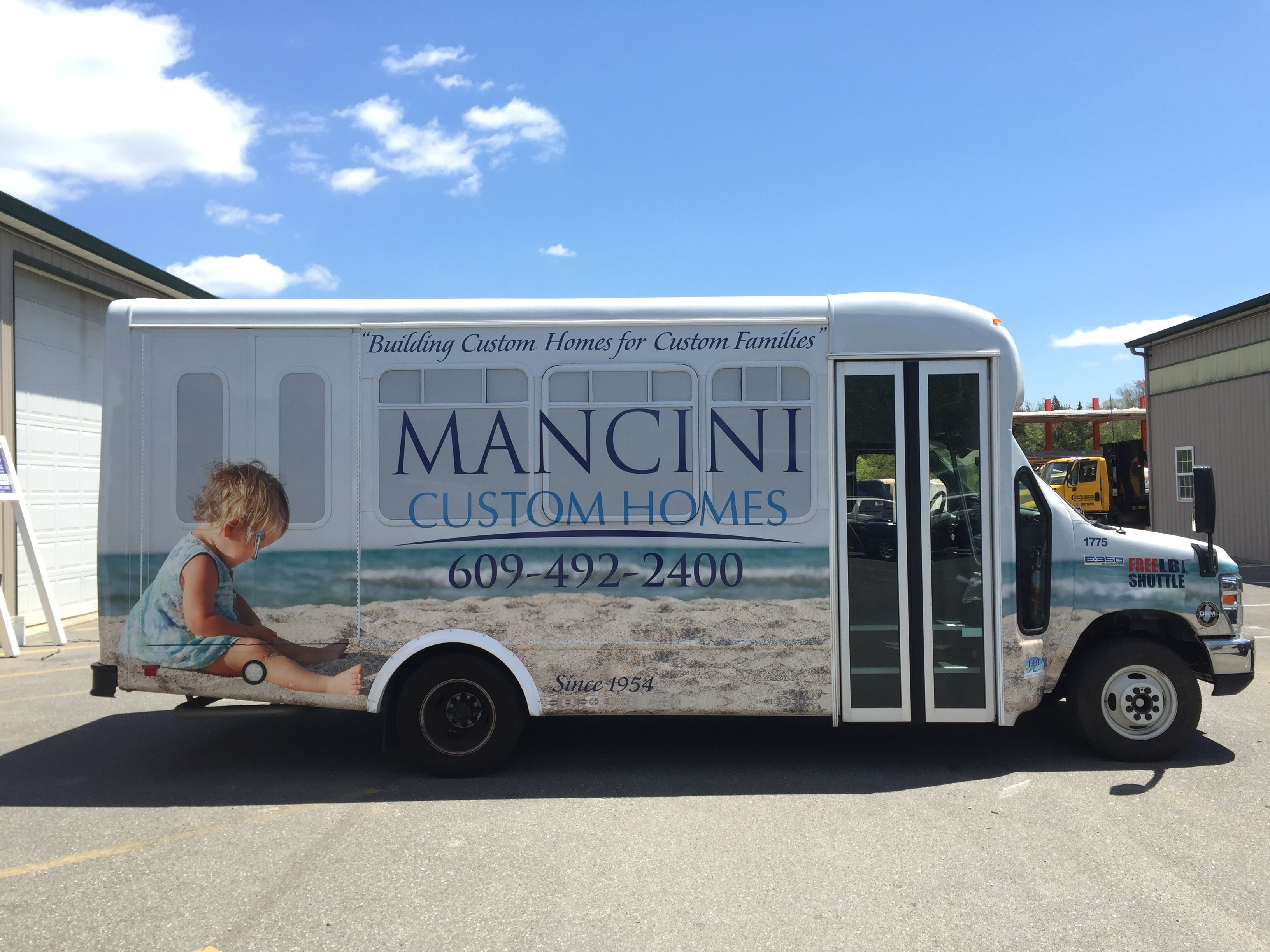  One of the shuttles that will run through LBI. (Photo courtesy of Ted Mitchell/Coastal Sign & Design) 