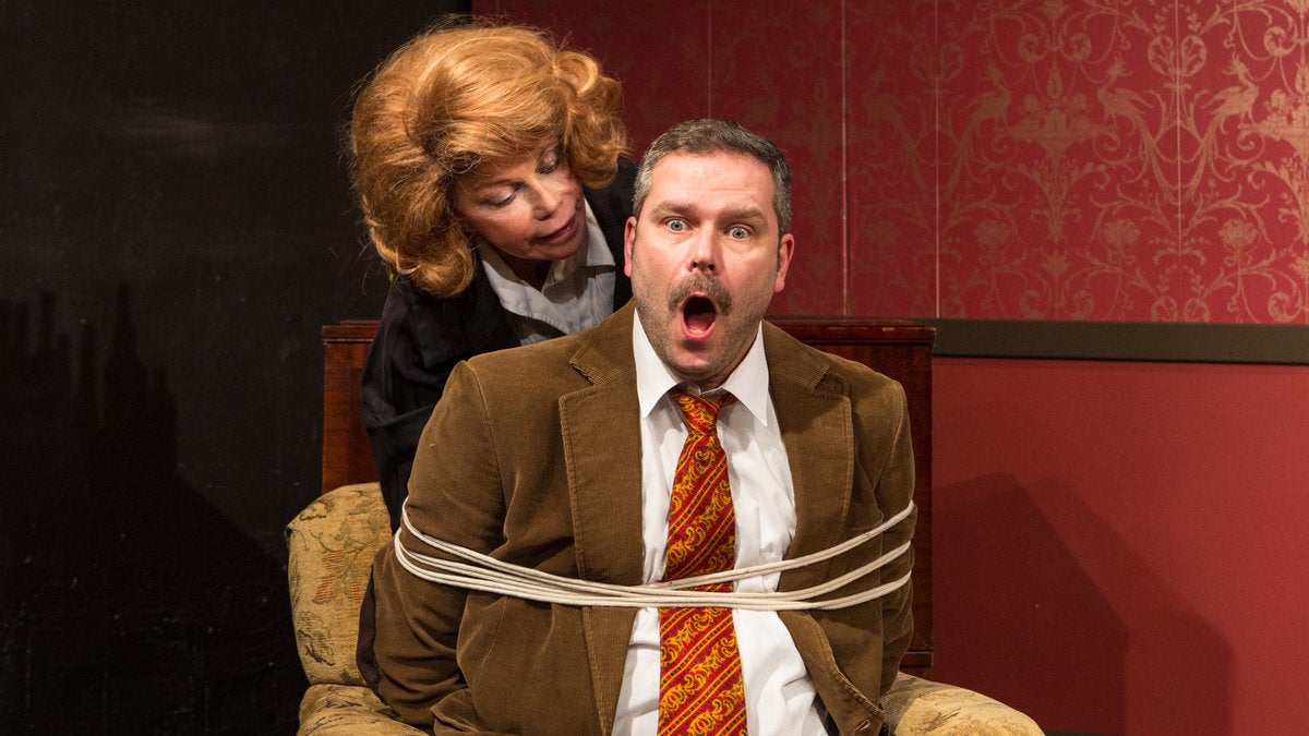  Renee Richman-Weisband and Rob Hargraves in Isis Productions' 'Accomplice.' (Photo courtesy of Evan Rosen)  