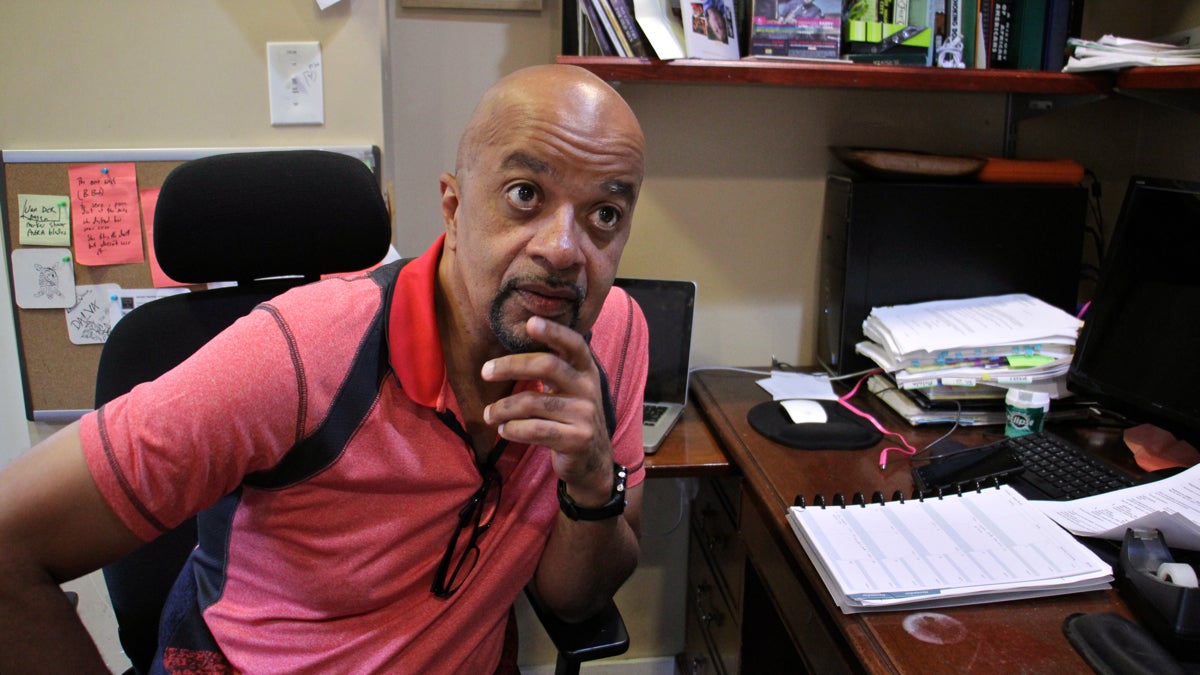 Author James McBride will receive a National Humanities Medal from President Obama on Thursday. (Emma Lee/WHYY)