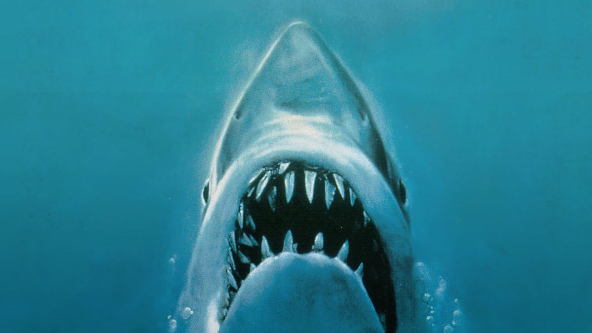  What would 'Jaws' be without John WIlliams' stirring score? (Detail from 'Jaws' movie poster c. 1975) 