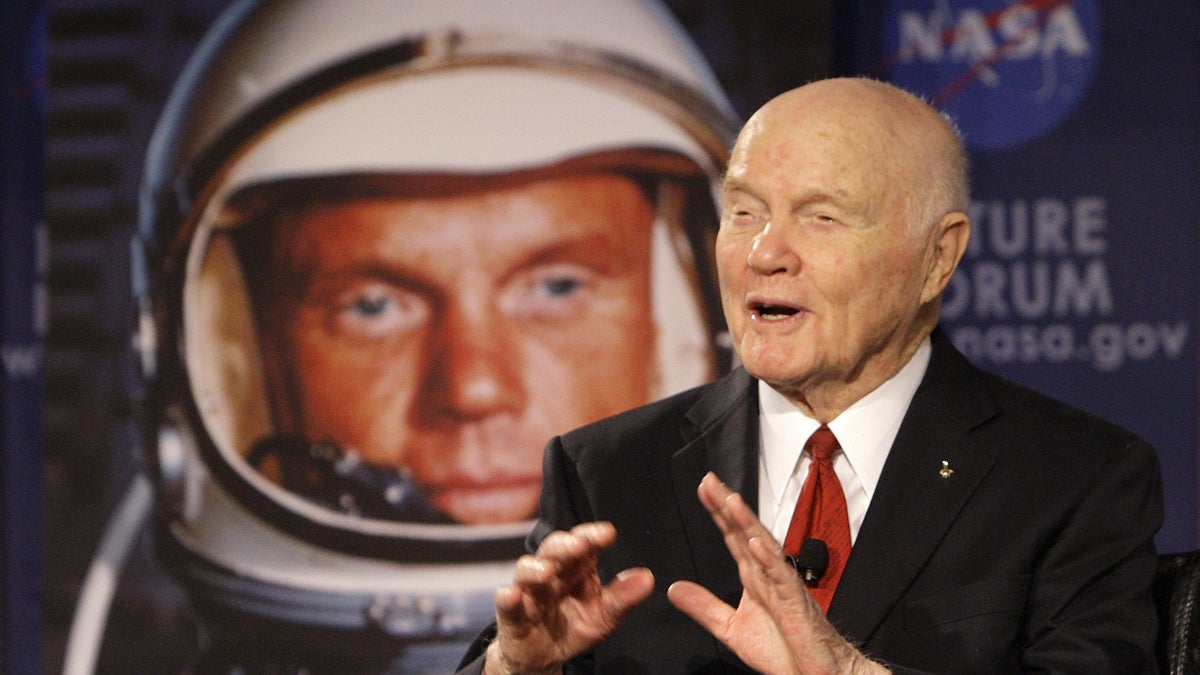 Sen. John Glenn is shown in 2012. Glenn was the first American to orbit Earth