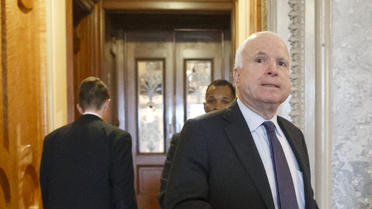  Sen. John McCain, R-Ariz., tortured in Vietnam as a prisoner of war, welcomed and endorsed the release of a report on the CIA's harsh interrogation techniques at secret overseas facilities after the 9/11 terror attacks. (AP Photo/J. Scott Applewhite) 