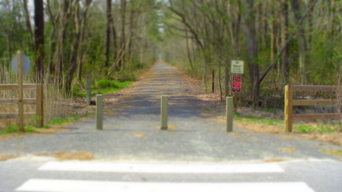  The Junction and Breakwater Trail seen from Wolfe Neck Rd. (DelDOT photo) 