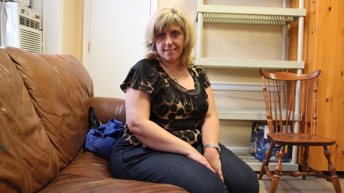 Kristine Lance found shelter with Family Promise of Hunterdon when she became homeless. (Emma Lee/WHYY)