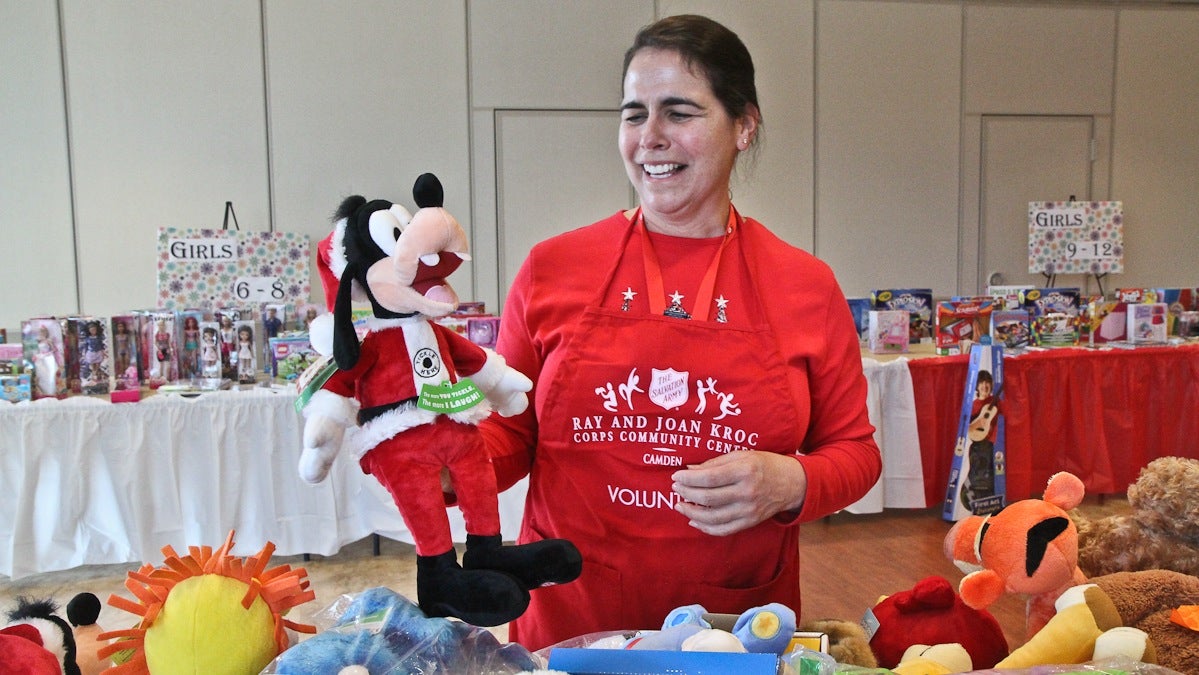 Josephine Morton is a volunteer at the Salvation Army Kroc Center in Camden. (Kimberly Paynter/WHYY)