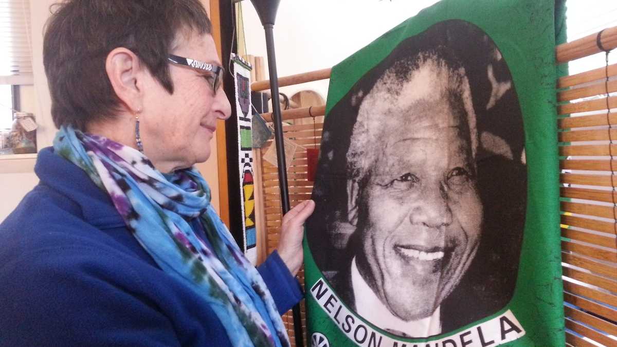  Check out Aaron Moselle's story on West Mt. Airy civic leader Marilyn Cohen's years working alongside Nelson Mandela. (Aaron Moselle/WHYY) 