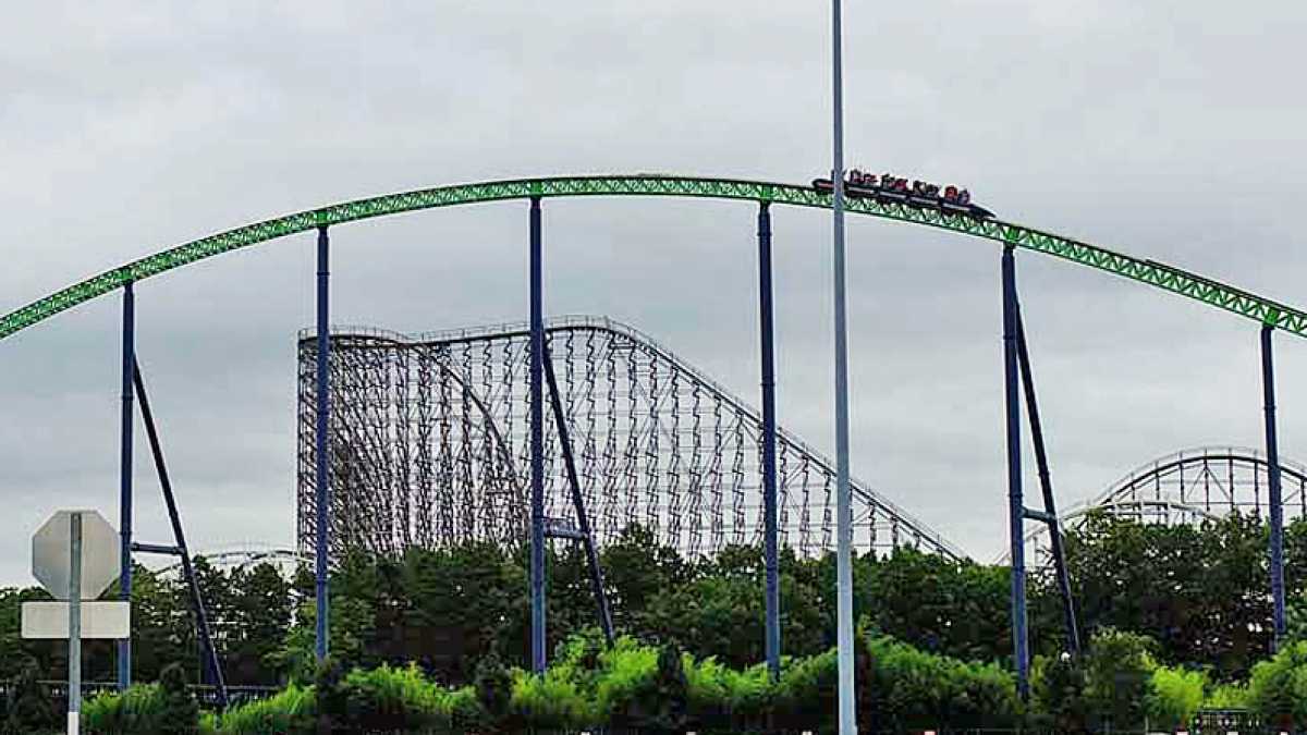 Six Flags Amusement Park in Jackson, N.J.