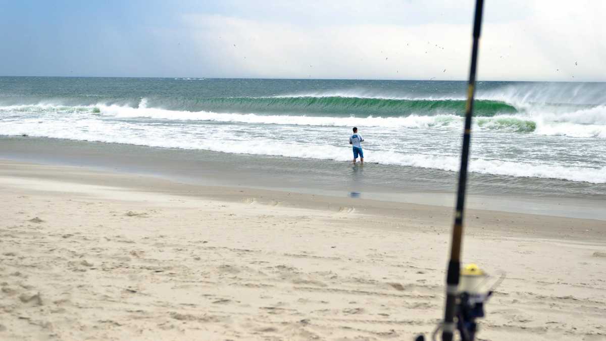 Fishing at Island Beach State Park. (Photo: Jennifer Husar)