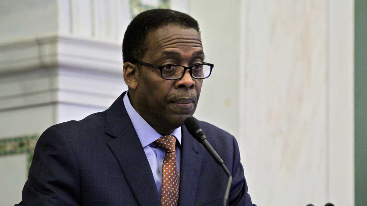 Philadelphia City Council President Darrell Clarke says a 3-cent-per-ounce tax on drinks is too high. (NewsWorks file photo)