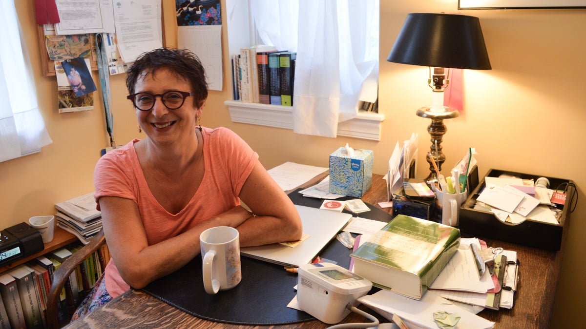 Chinese herbalist and acupuncturist Cara Frank. (Liz Tung/WHYY)