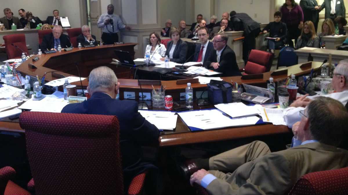  Members of the JFC hear testimony from education leaders in this file photo. (WHYY/file) 