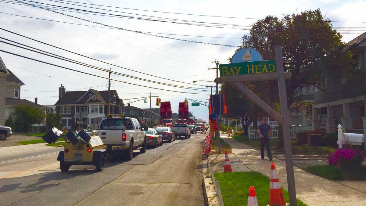  Route 35 in Bay Head on Oct. 29, 2014. (Photo: Justin Auciello/for NewsWorks) 