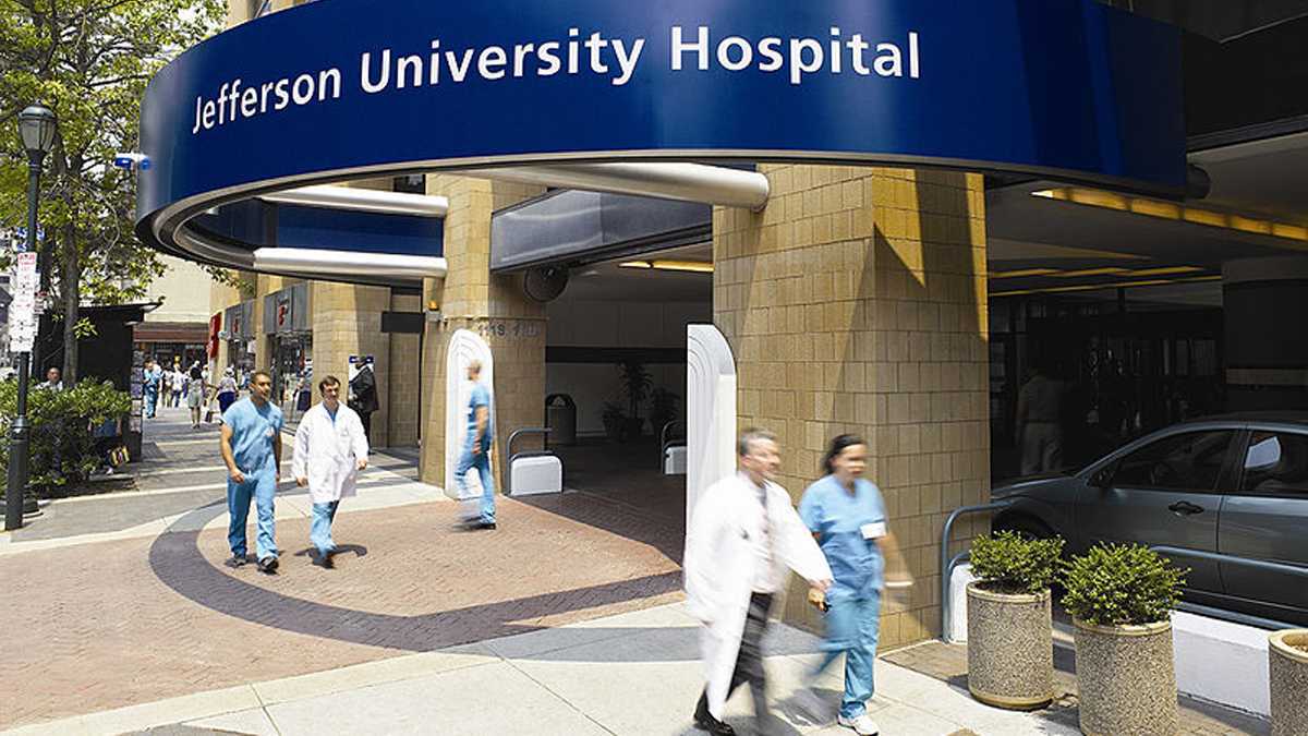  Jefferson University Hospital in Philadelphia has plans to unite with Aria Health hospitals in the city and Bucks County.(Andy Gradel/Wikimedia Commons)  