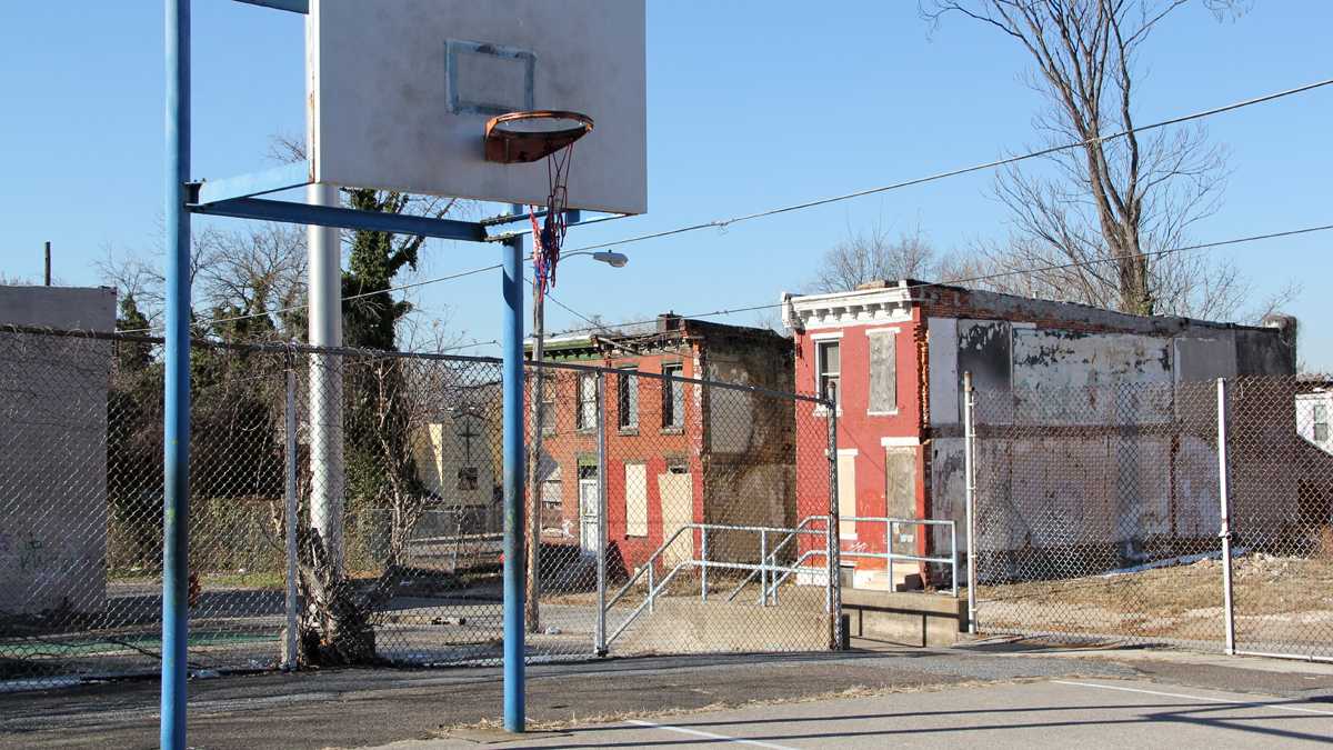 A block in the Mantua neighborhood of West Philadelphia is shown. (Emma Lee/for NewsWorks)