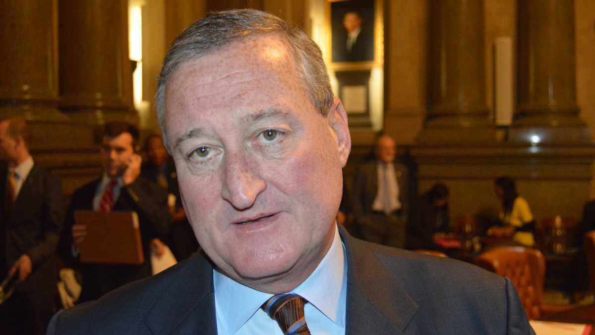  Mayoral candidate Jim Kenney has major concerns about the Philadelphia School Partnership $25 million offer. (Tom MacDonald/WHYY) 