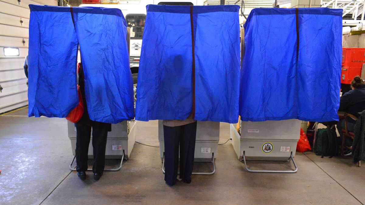Voters cast their ballots on Election Day.