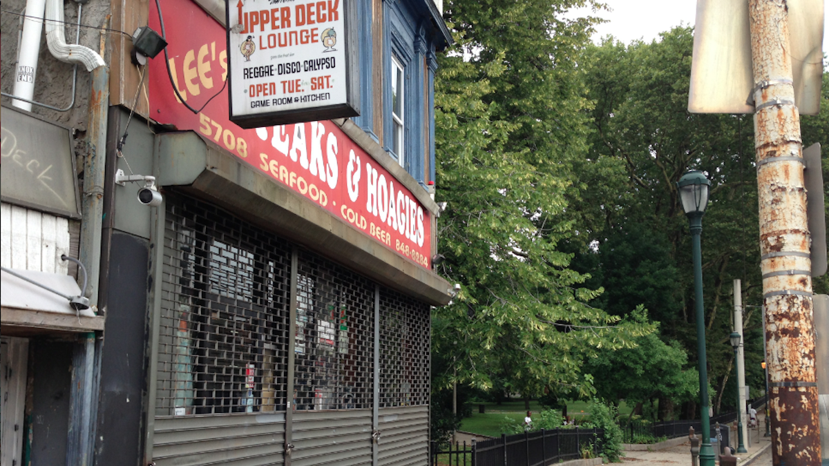  Germantown Deli has been singled out as a source of loitering in Vernon Park. The issue returned to the community forefront after a July 10 shooting nearby. (Brian Hickey/WHYY)  