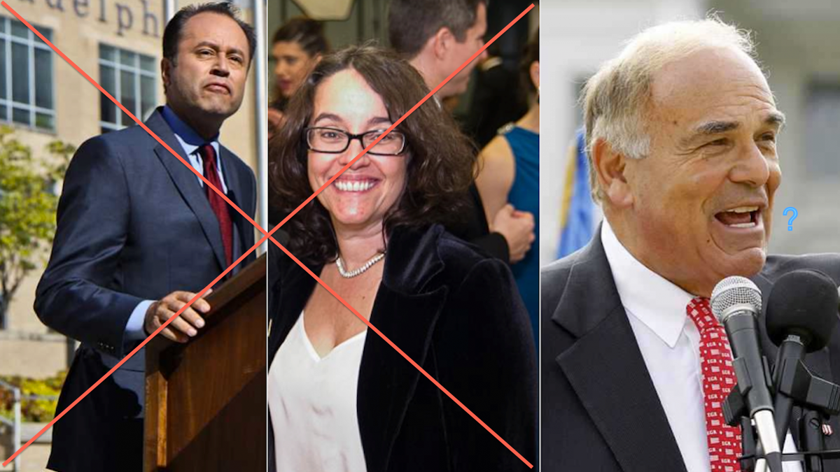  Ken Trujillo is out. Alba Martinez does not plan to run. But Ed Rendell is still in the theoretically whispered mix for a mayoral run. (NewsWorks, file art) 
