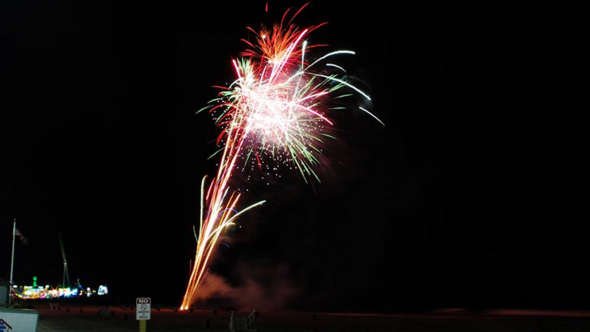  A fireworks display in Seaside Heights in July 2014. (Photo: JSHN contributor Gregory Hnath) 