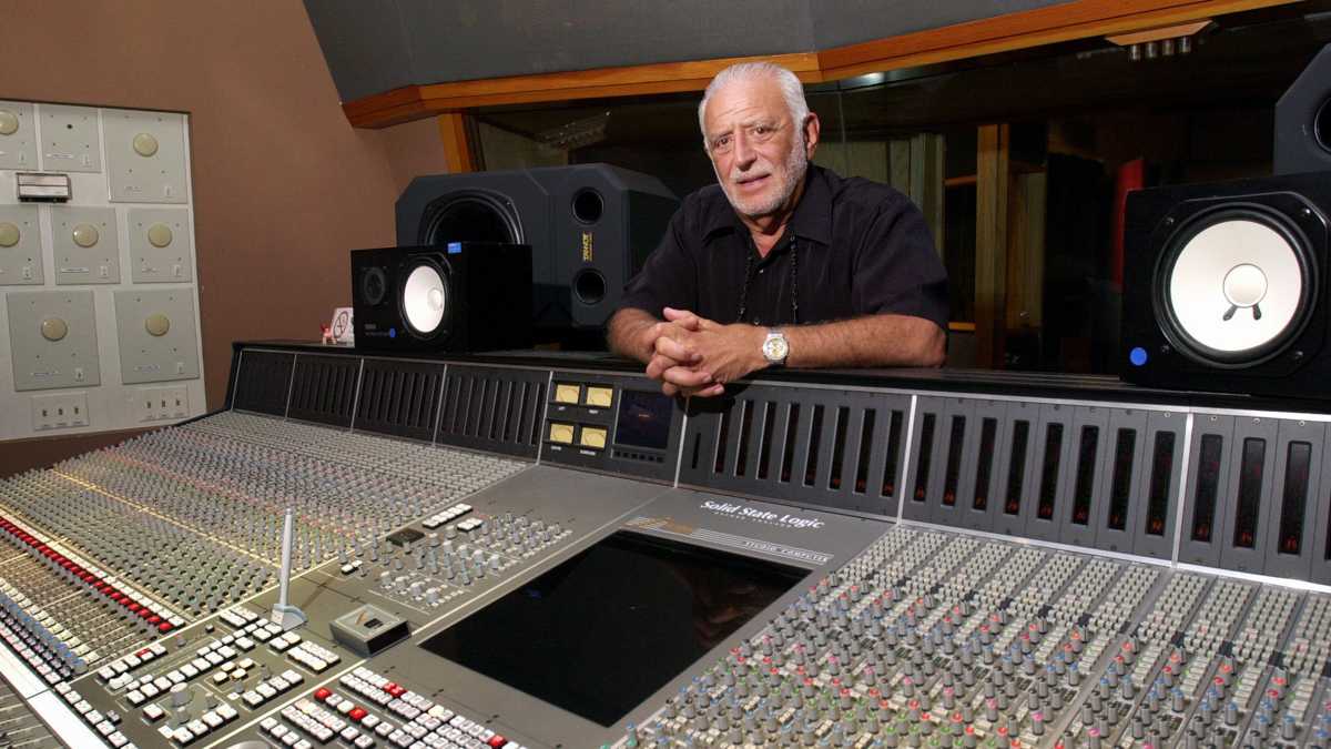  Joe Tarsia, now retired, is shown standing at the mixing board in Philadelphia's Sigma Sound Studios in 2003. Sigma Sound, the source of the echoing, orchestral 'Sound of Philadelphia' that topped the R&B charts in the 1970s, has closed. (AP file photo)  