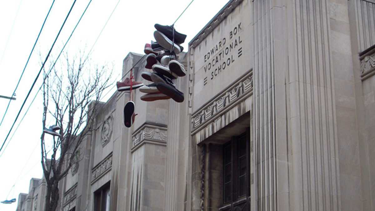  Bok Vocational High School was closed in 2013. (Eric Walter/WHYY) 