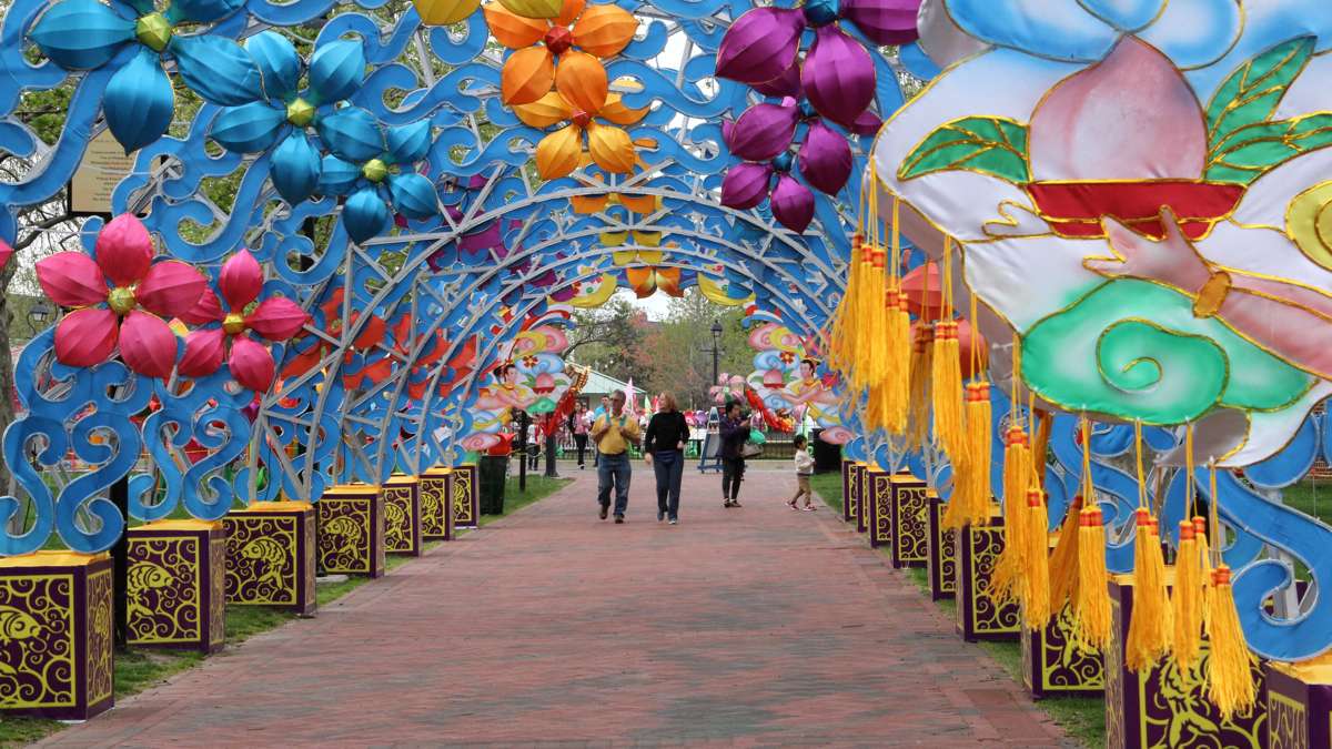 Head to the Chinese Lantern Festival in Franklin Square. (Emma Lee/WHYY)