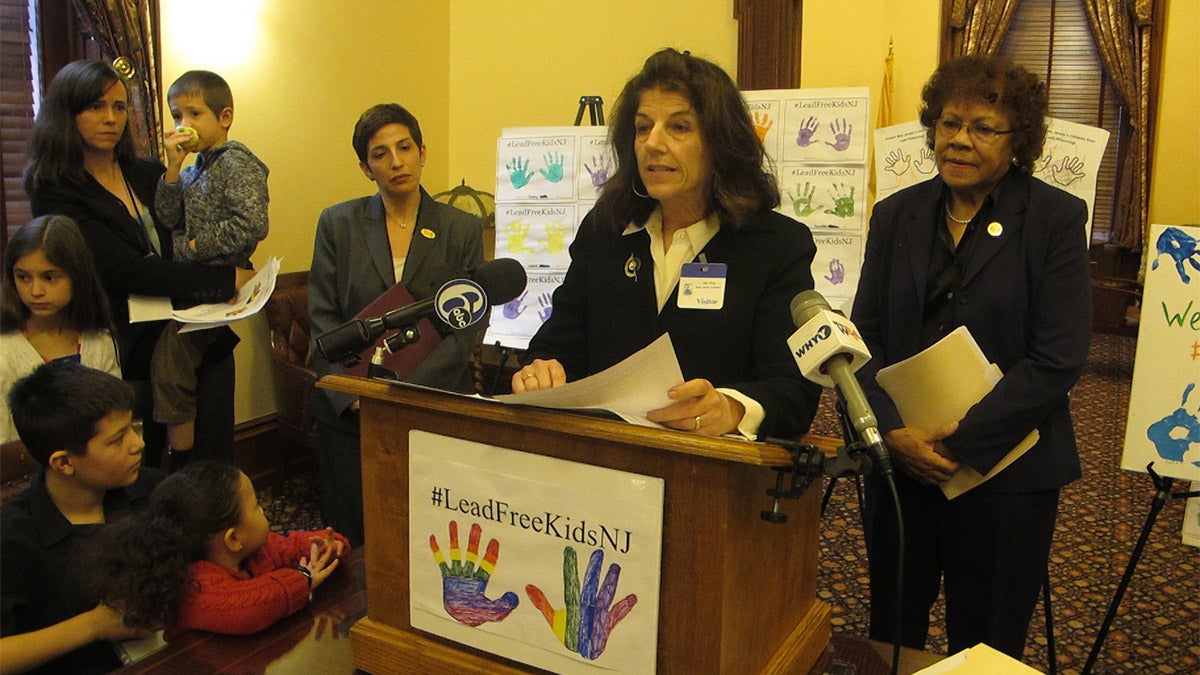  Advocates call for lead poisoning prevention measures. (photo by Phil Gregory) 