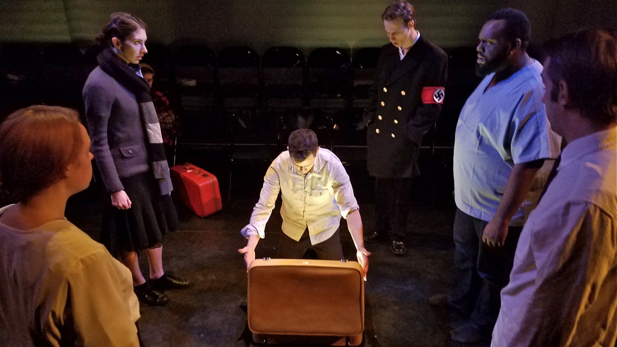 Members of Found Theater Company rehearse a new play by a young playwright