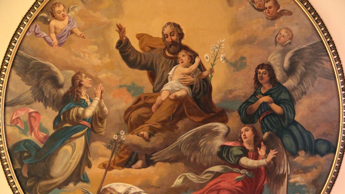 The Angelic Exaltation of St. Joseph into Heaven is now officially recognized by the Philadelphia Historical Commission as historically significant. (Emma Lee/WHYY)