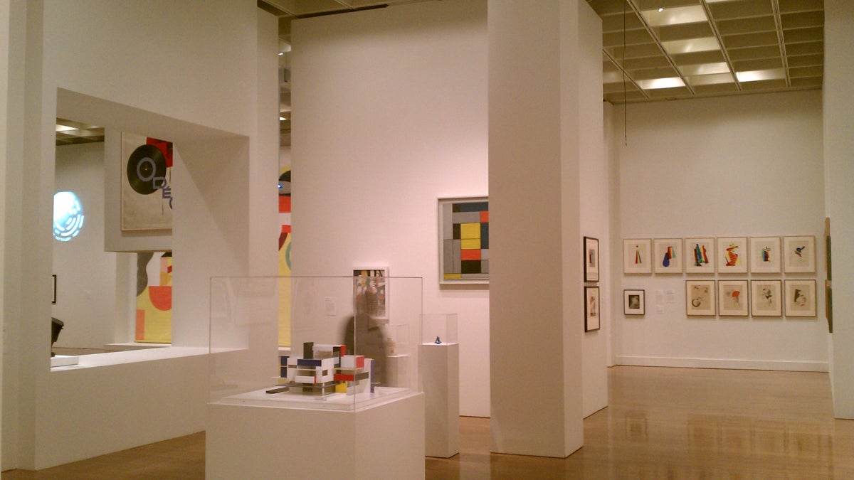  View of the Leger exhibit galleries at Phila Museum of Art (Peter Crimmins/WHYY) 