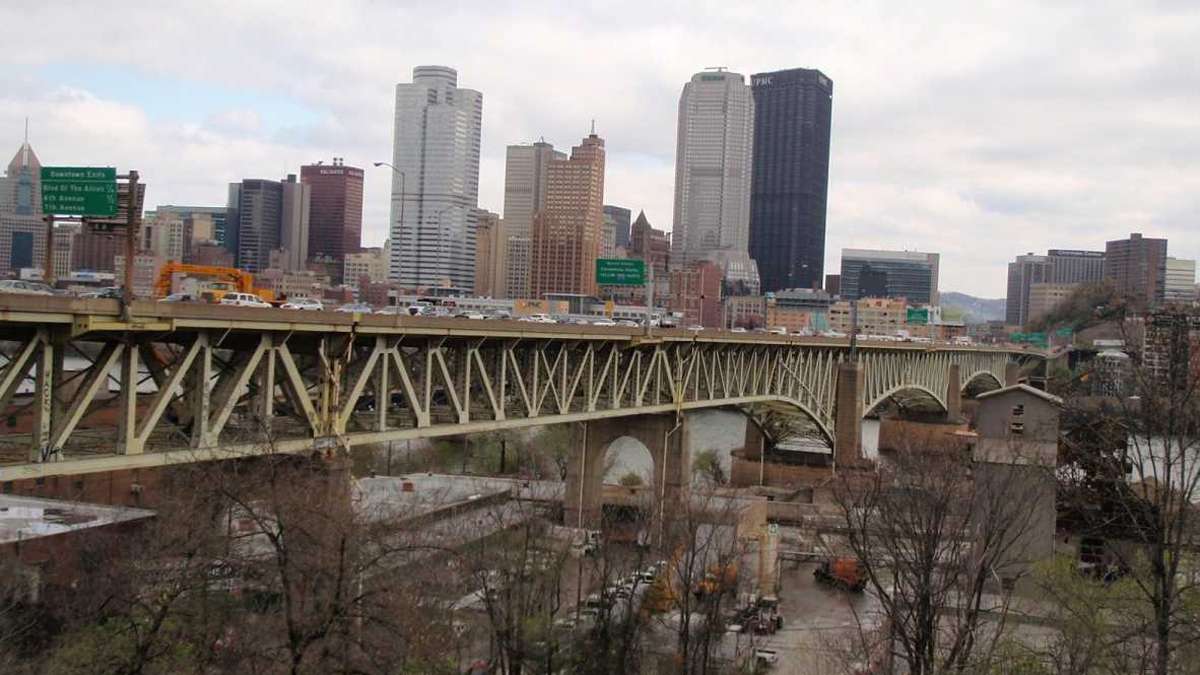 The Liberty Bridge in Pittsburgh. (Photo courtesy of PennDOT)