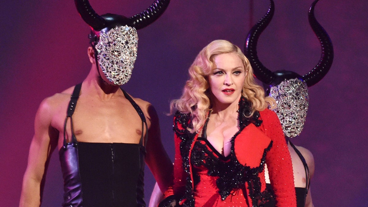  Madonna performs at the Grammy's in February. (AP, File) 