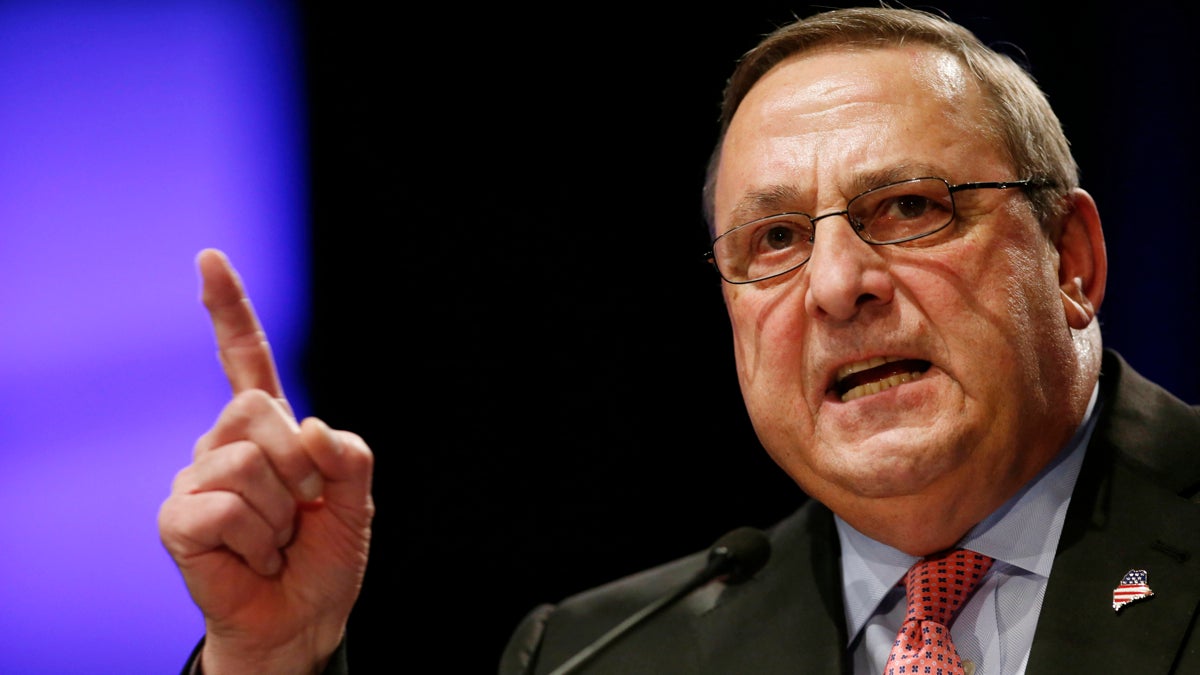  Republican Gov. Paul LePage has alienated Democrats with his bombastic leadership style and some in his own party say his high-profile antics have squandered his political capital. (AP Photo/Robert F. Bukaty, File) 