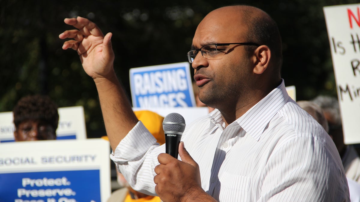  Manan Trivedi is the Democratic nominee for Pennsylvania's 6th congressional district. (Emma Lee/WHYY) 