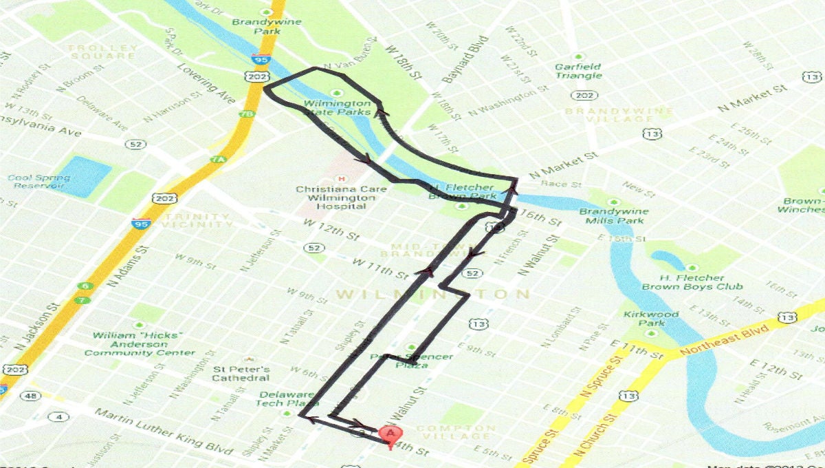  WPD ceremonial race route  