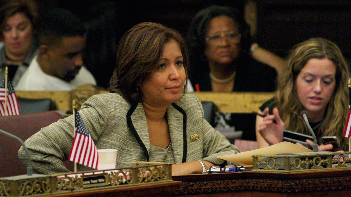 Maria Quinones-Sanchez, Philadelphia's only Latino councilwoman, worked to end the city's cooperation with Immigration and Customs Enforcement (ICE). (NewsWorks file photo) 