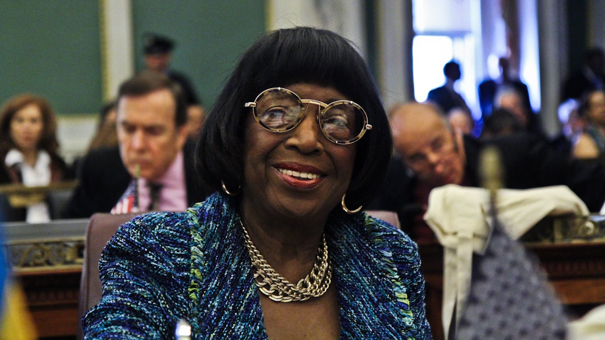  Marian Tasco has served on Philadelphia City Council since 1988. (Kimberly Paynter/WHYY) 