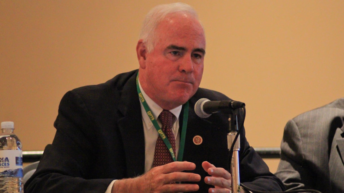  U.S. Rep. Patrick Meehan is facing competition in the April 26 Republican primary election from Stan Casacio, a real estate developer. Two Democrats also are running for their party's nomination to run for the 7th Congressional District seat. (Kimberly Paynter/WHYY) 