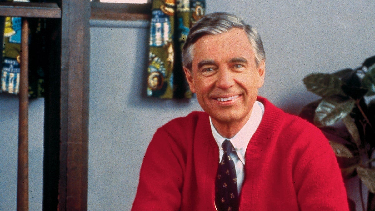 Fred Rogers as Mr. Rogers from the PBS show Mr. Rogers' Neighborhood 