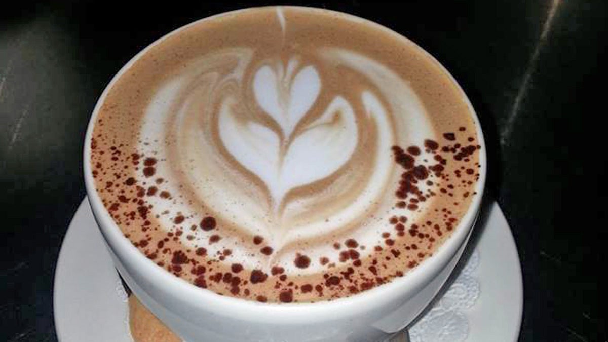  A Mocha Hazelnut Latte from Parc in Rittenhouse Square (Photo courtesy of Christopher Comstock/Parc) 